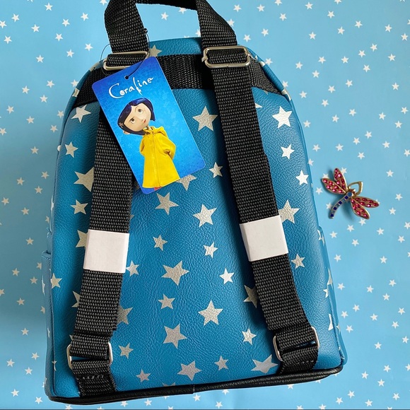 loungefly coraline stars mini backpack